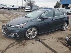 Vehiculos salvage en venta de Copart Woodhaven, MI: 2017 Chevrolet Cruze Premier