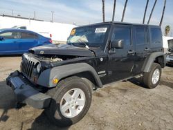 Jeep salvage cars for sale: 2013 Jeep Wrangler Unlimited Sport