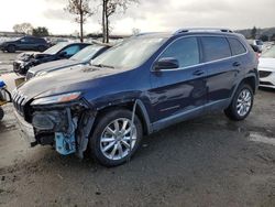 Salvage cars for sale at San Martin, CA auction: 2014 Jeep Cherokee Limited