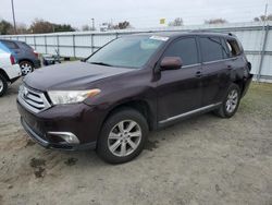 Vehiculos salvage en venta de Copart Sacramento, CA: 2013 Toyota Highlander Base