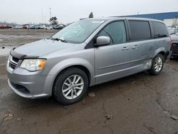 Salvage cars for sale at Woodhaven, MI auction: 2014 Dodge Grand Caravan SXT