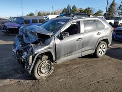 Salvage cars for sale at Denver, CO auction: 2021 Toyota Rav4 LE