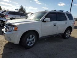 Salvage cars for sale at Moraine, OH auction: 2012 Ford Escape Limited