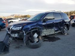 Salvage cars for sale at Las Vegas, NV auction: 2024 Nissan Pathfinder SL