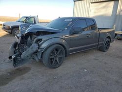 Salvage cars for sale from Copart Albuquerque, NM: 2018 Ford F150 Super Cab