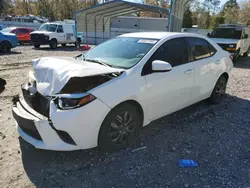 Salvage cars for sale at Augusta, GA auction: 2014 Toyota Corolla L