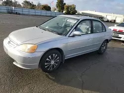 Salvage cars for sale at Martinez, CA auction: 2003 Honda Civic EX