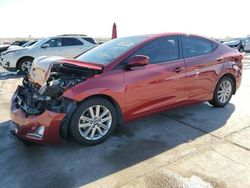 Salvage cars for sale at Grand Prairie, TX auction: 2016 Hyundai Elantra SE