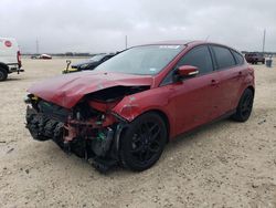 Salvage cars for sale at New Braunfels, TX auction: 2016 Ford Focus SE