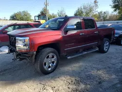 Salvage cars for sale from Copart Midway, FL: 2016 Chevrolet Silverado K1500 LTZ