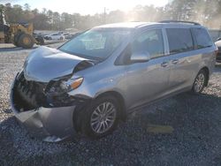 Salvage cars for sale from Copart Ellenwood, GA: 2016 Toyota Sienna XLE