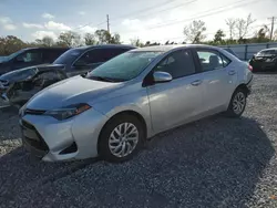 Salvage cars for sale at Riverview, FL auction: 2018 Toyota Corolla L