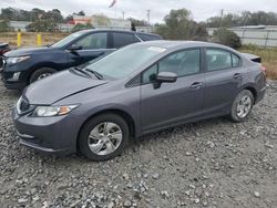 Salvage cars for sale at Montgomery, AL auction: 2015 Honda Civic LX