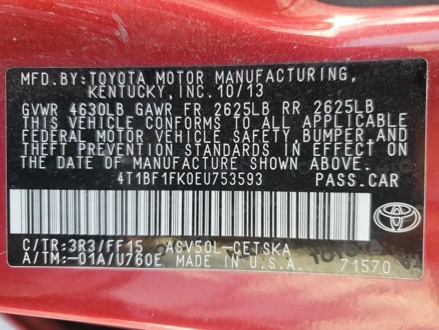 2014 Toyota Camry L