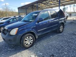 Salvage cars for sale at Cartersville, GA auction: 2005 Honda CR-V EX