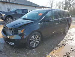 Salvage cars for sale at York Haven, PA auction: 2015 Honda Odyssey Touring