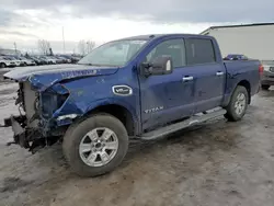 Nissan salvage cars for sale: 2017 Nissan Titan SV