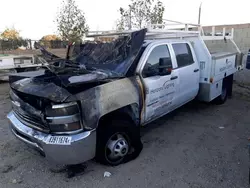 Salvage trucks for sale at Colton, CA auction: 2017 Chevrolet Silverado C3500