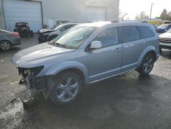 Salvage cars for sale at Woodburn, OR auction: 2016 Dodge Journey Crossroad