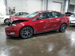 Salvage cars for sale from Copart Ham Lake, MN: 2017 Ford Focus SEL