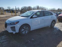 Salvage cars for sale from Copart Chalfont, PA: 2021 Hyundai Ioniq Blue