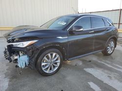 Salvage cars for sale at Haslet, TX auction: 2021 Infiniti QX50 Luxe