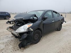 Salvage cars for sale at New Braunfels, TX auction: 2017 Nissan Versa S