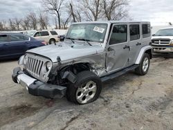 Jeep salvage cars for sale: 2015 Jeep Wrangler Unlimited Sahara