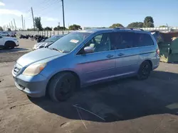 Salvage cars for sale at Miami, FL auction: 2005 Honda Odyssey EXL