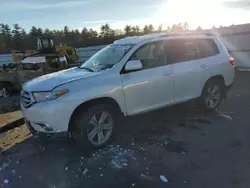 Salvage cars for sale from Copart Windham, ME: 2013 Toyota Highlander Base