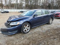 Vehiculos salvage en venta de Copart Austell, GA: 2013 Volkswagen Passat SE