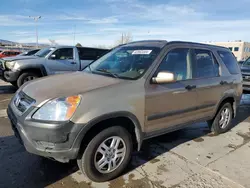 Salvage cars for sale at Littleton, CO auction: 2003 Honda CR-V EX