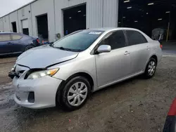 Salvage cars for sale at Jacksonville, FL auction: 2011 Toyota Corolla Base