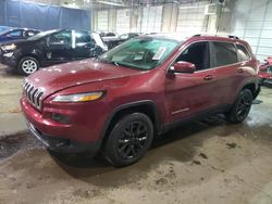 Salvage cars for sale at Woodhaven, MI auction: 2017 Jeep Cherokee Latitude