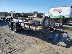 Salvage trucks for sale at Grand Prairie, TX auction: 2024 Trail King Utility Trailer