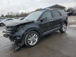 Salvage cars for sale at Florence, MS auction: 2015 Ford Explorer Limited