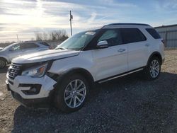 Salvage cars for sale at Lawrenceburg, KY auction: 2017 Ford Explorer Limited