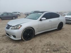 Salvage cars for sale at Houston, TX auction: 2008 Infiniti M45 Base