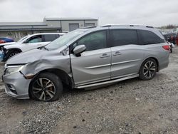 Salvage cars for sale at auction: 2018 Honda Odyssey Elite