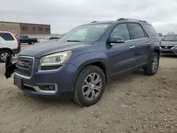 Salvage cars for sale at Kansas City, KS auction: 2014 GMC Acadia SLT-1