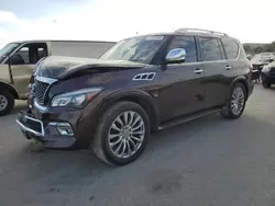 Salvage cars for sale at Orlando, FL auction: 2017 Infiniti QX80 Base