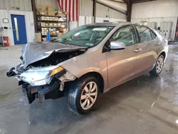 Salvage cars for sale at West Mifflin, PA auction: 2014 Toyota Corolla L