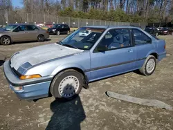 Salvage cars for sale at Waldorf, MD auction: 1989 Acura Integra RS