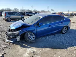 Salvage cars for sale at Columbus, OH auction: 2018 Chevrolet Cruze LT