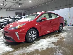 Salvage cars for sale at Candia, NH auction: 2022 Toyota Prius LE