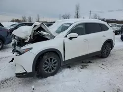 Salvage cars for sale from Copart Montreal Est, QC: 2023 Mazda CX-9 GS