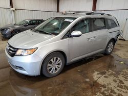 Salvage cars for sale at Pennsburg, PA auction: 2015 Honda Odyssey EXL