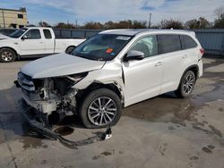 Toyota Highlander Vehiculos salvage en venta: 2017 Toyota Highlander SE