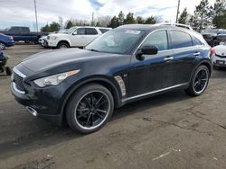 Salvage cars for sale at Denver, CO auction: 2017 Infiniti QX70