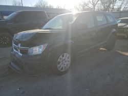 Salvage cars for sale at Wichita, KS auction: 2013 Dodge Journey SE